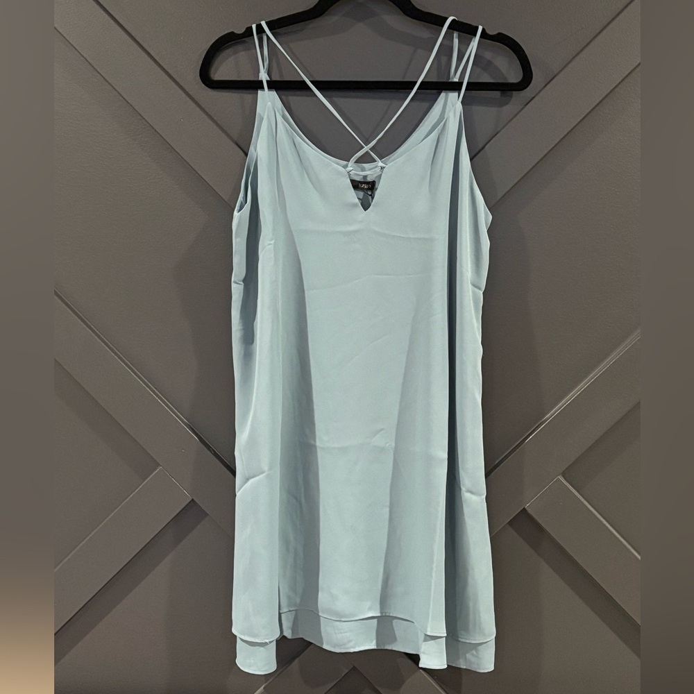 NWT Revolve Krisa Elegant Light Blue Dress